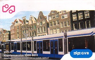 Communication of the city: Amsterdam (Holandia) - ticket abverse