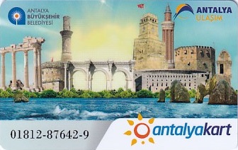 Communication of the city: Antalya (Turcja) - ticket abverse