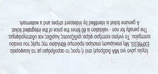Communication of the city: Athina [Αθήνα] (Grecja) - ticket reverse