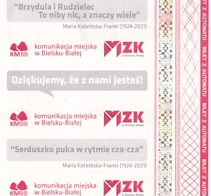 Communication of the city: Bielsko-Biała (Polska) - ticket reverse