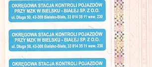 Communication of the city: Bielsko-Biała (Polska) - ticket reverse