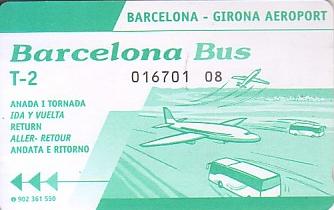 Communication of the city: Barcelona (Hiszpania) - ticket abverse. <IMG SRC=img_upload/_0wymiana2.png>