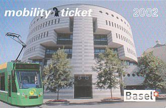 Communication of the city: Basel (Szwajcaria) - ticket abverse