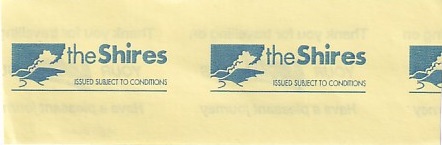 Communication of the city: Bedford (Wielka Brytania) - ticket abverse. 