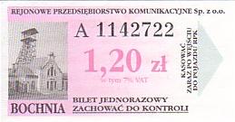 Communication of the city: Bochnia (Polska) - ticket abverse. <IMG SRC=img_upload/_0wymiana2.png><IMG SRC=img_upload/_0ekstrymiana2.png>