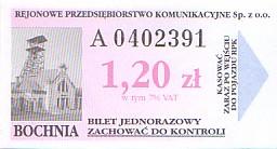 Communication of the city: Bochnia (Polska) - ticket abverse. <IMG SRC=img_upload/_0wymiana2.png><IMG SRC=img_upload/_0wymiana3.png>