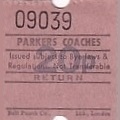 Communication of the city: Bristol (Wielka Brytania) - ticket abverse. 
