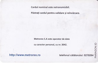 Communication of the city: Bucureşti (Rumunia) - ticket reverse
