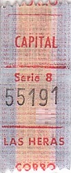 Communication of the city: Buenos Aires (Argentyna) - ticket abverse