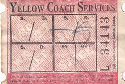 Communication of the city: Burton upon Trent (Wielka Brytania) - ticket abverse