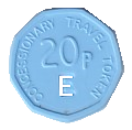 Communication of the city: Burton upon Trent (Wielka Brytania) - ticket abverse