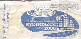 Communication of the city: Bydgoszcz (Polska) - ticket reverse