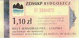 Communication of the city: Bydgoszcz (Polska) - ticket abverse. <IMG SRC=img_upload/_0wymiana2.png>