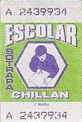 Communication of the city: Chillán (Chile) - ticket abverse