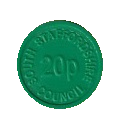 Communication of the city: Codsall (Wielka Brytania) - ticket abverse. <IMG SRC=img_upload/_0token.png alt="żeton">