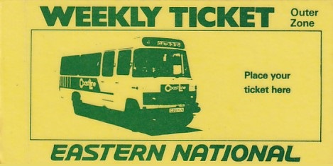Communication of the city: Colchester (Wielka Brytania) - ticket abverse
