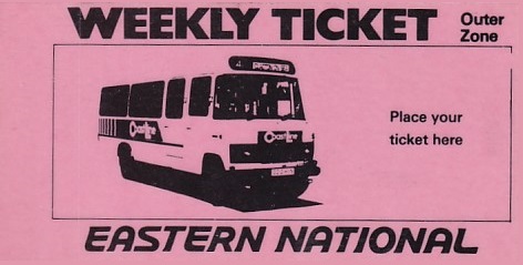 Communication of the city: Colchester (Wielka Brytania) - ticket abverse.
