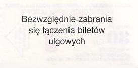 Communication of the city: Dębica (Polska) - ticket reverse