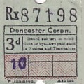 Communication of the city: Doncaster (Wielka Brytania) - ticket abverse