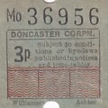 Communication of the city: Doncaster (Wielka Brytania) - ticket abverse