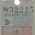 Communication of the city: Doncaster (Wielka Brytania) - ticket abverse
