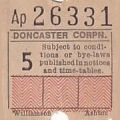 Communication of the city: Doncaster (Wielka Brytania) - ticket abverse