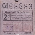 Communication of the city: Doncaster (Wielka Brytania) - ticket abverse