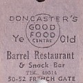 Communication of the city: Doncaster (Wielka Brytania) - ticket reverse