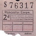 Communication of the city: Doncaster (Wielka Brytania) - ticket abverse