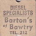 Communication of the city: Doncaster (Wielka Brytania) - ticket reverse