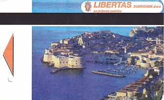 Communication of the city: Dubrovnik (Chorwacja) - ticket abverse