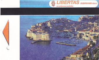 Communication of the city: Dubrovnik (Chorwacja) - ticket abverse