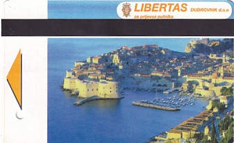 Communication of the city: Dubrovnik (Chorwacja) - ticket abverse