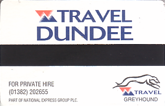 Communication of the city: Dundee (Wielka Brytania) - ticket abverse. 