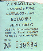 Communication of the city: Duque de Caxias (Brazylia) - ticket abverse. 