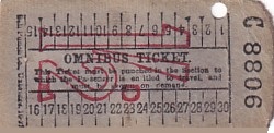 Communication of the city: East Grinstead (Wielka Brytania) - ticket abverse.