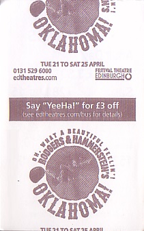 Communication of the city: Edinburgh (Wielka Brytania) - ticket reverse