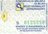 Communication of the city: Elbląg (Polska) - ticket abverse. <IMG SRC=img_upload/_0karnet.png alt="karnet">