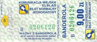 Communication of the city: Elbląg (Polska) - ticket abverse. <IMG SRC=img_upload/_0karnetkk.png alt="kuupon kontrolny karnetu">