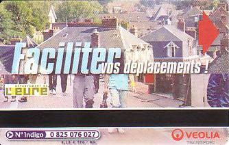 Communication of the city: Évreux (Francja) - ticket abverse