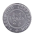 Communication of the city: Fleetwood (Wielka Brytania) - ticket abverse. <IMG SRC=img_upload/_0token.png alt="żeton">