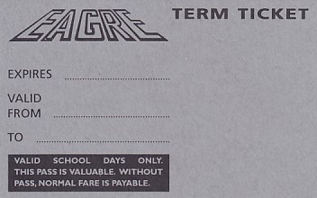 Communication of the city: Gainsborough (Wielka Brytania) - ticket abverse