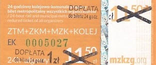 Communication of the city: Gdańsk (Polska) - ticket abverse. <IMG SRC=img_upload/_przebitka.png alt="przebitka">