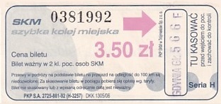 Communication of the city: Gdynia (Polska) - ticket abverse. <IMG SRC=img_upload/_0wymiana2.png>