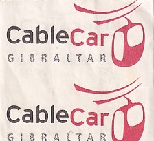 Communication of the city: Gibraltar (<i>Gibraltar</i>) - ticket reverse