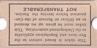 Communication of the city: Glasgow (Wielka Brytania) - ticket reverse