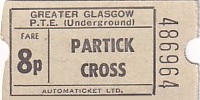 Communication of the city: Glasgow (Wielka Brytania) - ticket abverse