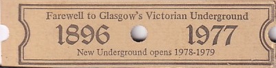 Communication of the city: Glasgow (Wielka Brytania) - ticket reverse