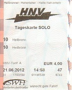 Communication of the city: Heilbronn (Niemcy) - ticket abverse. <IMG SRC=img_upload/_0wymiana2.png><IMG SRC=img_upload/_0wymiana3.png>
