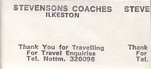 Communication of the city: Ilkeston (Wielka Brytania) - ticket abverse